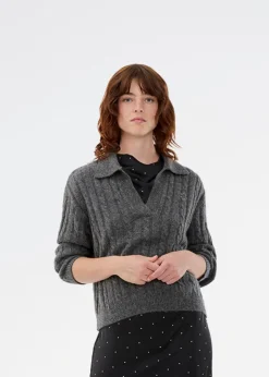 RiseMD Polo, Dark Grey Melange, M