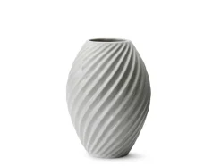 River Vase, Hvid, 21 cm
