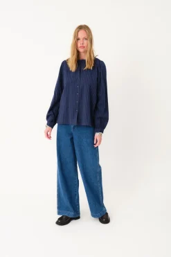 RiverLL Skjorte, Stripe, S