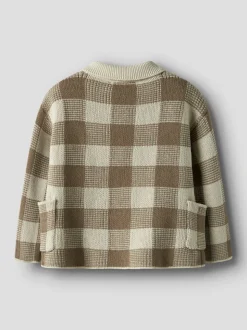 Robo Loose Knit Cardigan, Sepia Tint, 110 cm