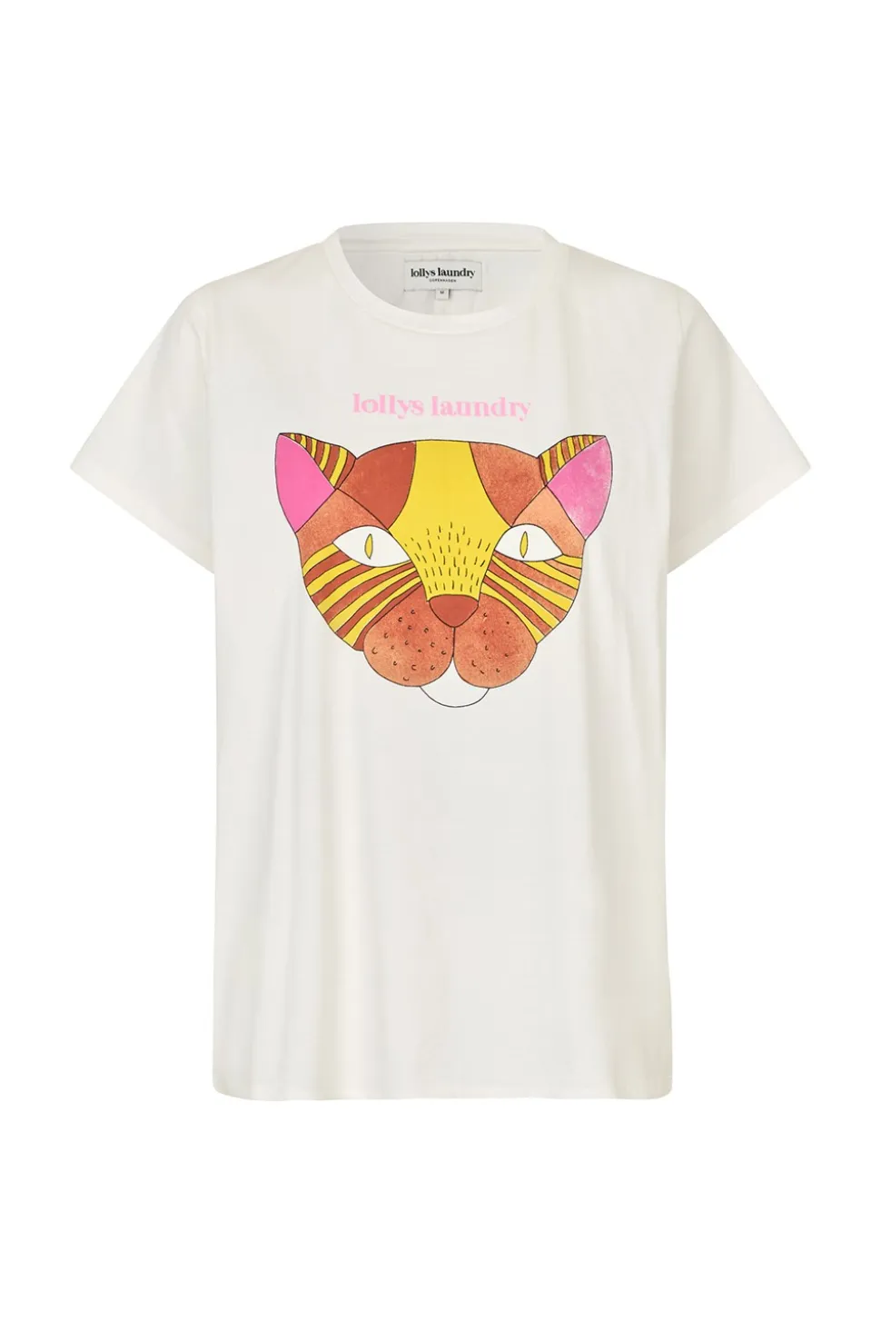 RomaLL Cat T-shirt, White, L