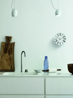 Roman Vægur, Hvid, Ø29 cm