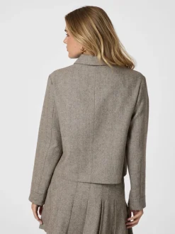 Romana Herringbone Jakke, Dusty Brown, 36