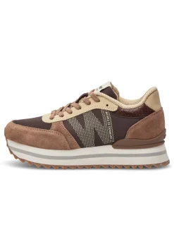 Ronja Plateau Sneakers, Chocolate, 39