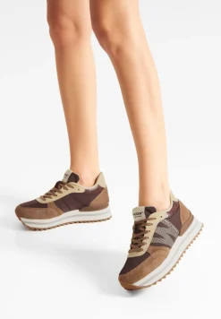 Ronja Plateau Sneakers, Chocolate, 39