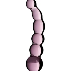 Rosa Groove Glas Dildo