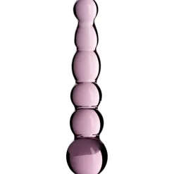 Rosa Groove Glas Dildo