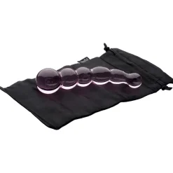 Rosa Groove Glas Dildo