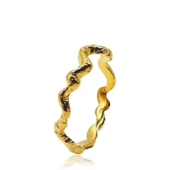 Rosa Ring, Gold Plated, 55