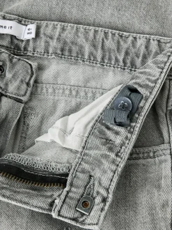 Rose Rhine Jeans, Light Grey Denim, 140 cm