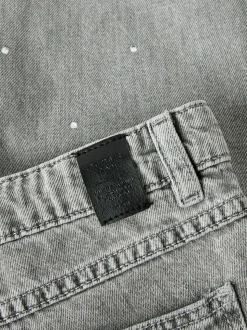 Rose Rhine Jeans, Light Grey Denim, 140 cm