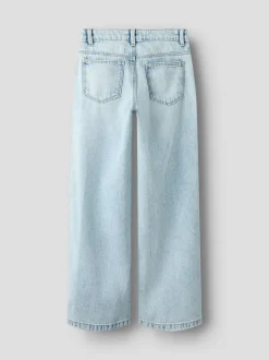 Rose Wide Jeans, Light Blue Denim, 152 cm