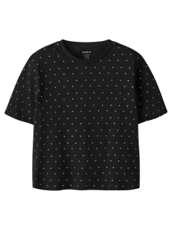 Ruaja Top, Black, 134-140 cm