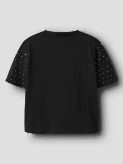 Ruaja Top, Black, 134-140 cm