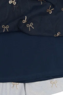 Rudelle Nederdel, Navy Blazer AOP, 122-128 cm