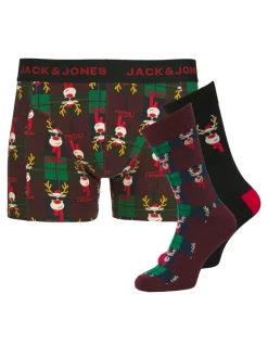 Rudolph Boxershorts & Strømpe Gavesæt, Winetasting, 164 cm