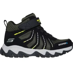 Rugged Ranger Storm Trail Støvler, BKGR/Black/Green, 31