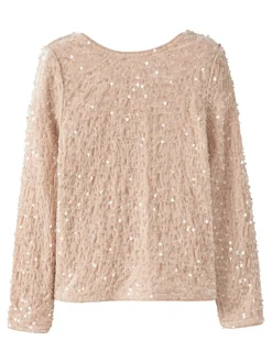 Rusitta Bow Bluse, Jet Stream, 134-140 cm