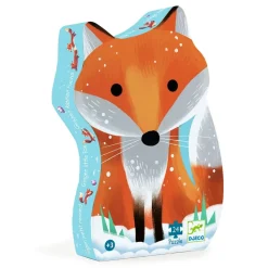 Ræv Silhuetpuslespil