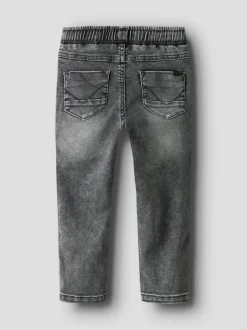 Ryan Slim Sweat Jeans, Grey Denim, 98 cm