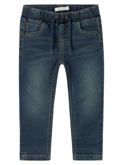Ryan Slim Sweat Jeans, Vintage Dark Blue Denim, 92 cm