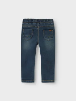 Ryan Slim Sweat Jeans, Vintage Dark Blue Denim, 92 cm