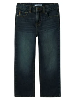 Ryan Straight Jeans, Vintage Dark Blue Denim, 152 cm