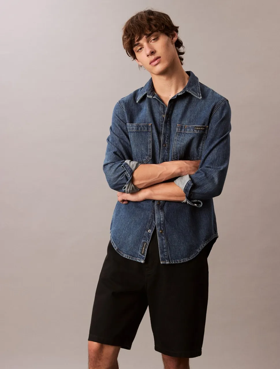 90's Classic Denim Shorts, Ck Classic Black, 32