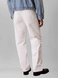 90s Straigth Jeans, Chalk White, W36/L32