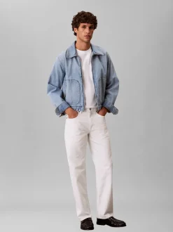 90s Straigth Jeans, Chalk White, W36/L32