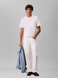 90s Straigth Jeans, Chalk White, W36/L32