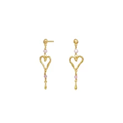 Sabi Petite Øreringe, Gold Plated