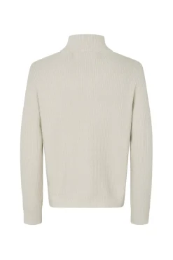 Sadem Zip Cardigan, Silver Birch, L