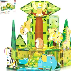 Safari Magnetiske Byggeklodser