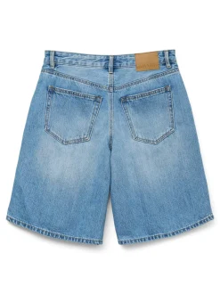 Sage Bermuda Shorts, Light Blue Denim, XS