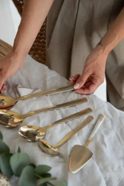 Salatbestik, Champagne Guld