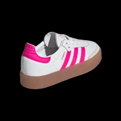 Sambae J Sneakers, White/Shock Pink/Gold Metallic, 35.5