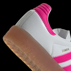 Sambae J Sneakers, White/Shock Pink/Gold Metallic, 35.5
