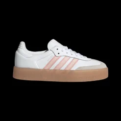Sambae Sneakers, White/Sandy Pink/Semi Flash Red, 39 1/3