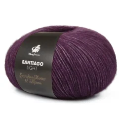 Santiago Light Garn, 017 Bordeaux, 50 g