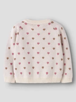 Saran Cardigan, Turtledove Sepia Tint, 122-128 cm