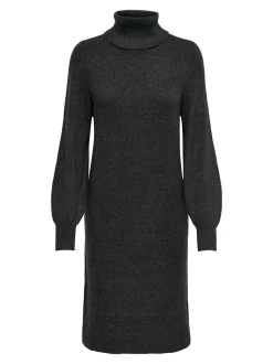 Sasha Strikkjole, Dark Grey Melange, XS