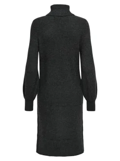 Sasha Strikkjole, Dark Grey Melange, XS