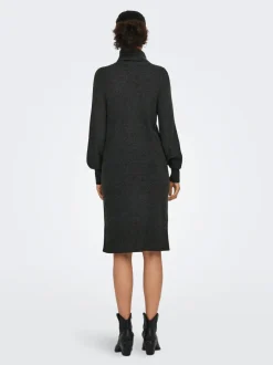 Sasha Strikkjole, Dark Grey Melange, XS