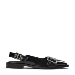 Saso Slingback Ballerinasko, Black Patent, 37