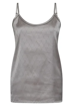 Satin Short Natsæt, Grey, M