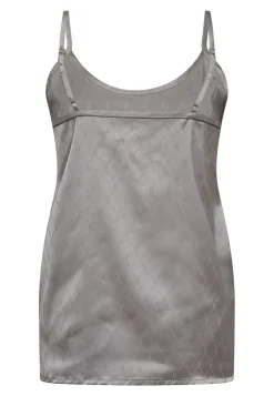 Satin Short Natsæt, Grey, M