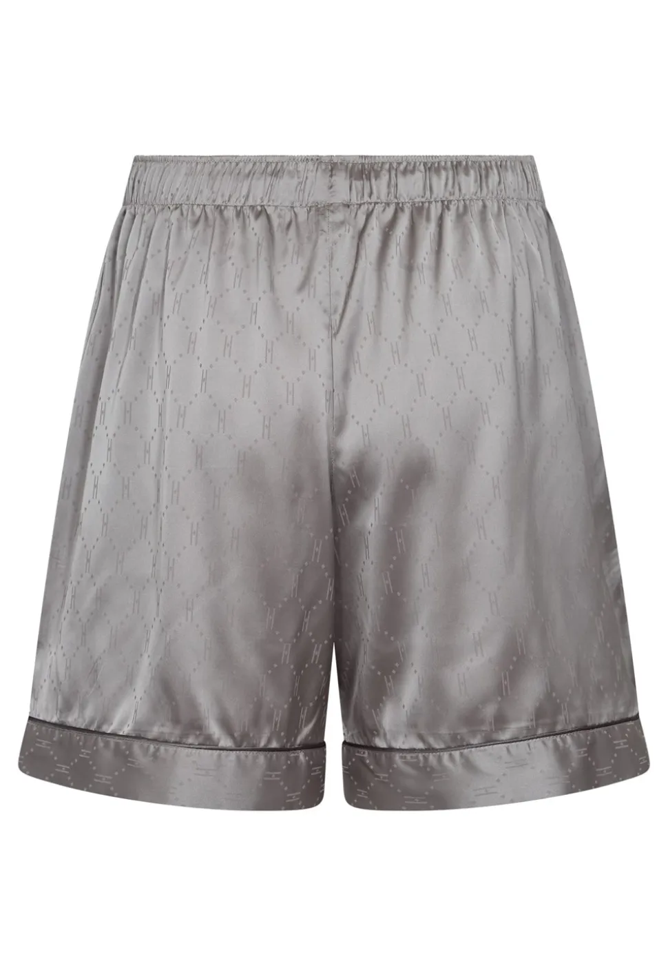 Satin Short Natsæt, Grey, M