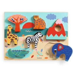 Savannefortælling Træpuslespil