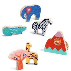 Savannefortælling Træpuslespil